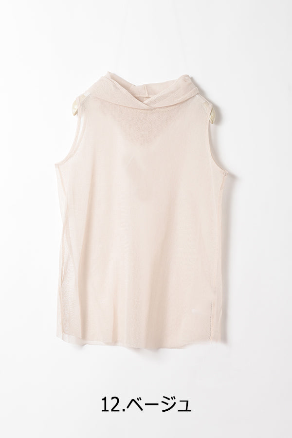 Mesh Hood Pullover