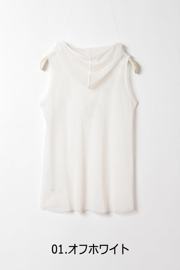 Mesh Hood Pullover