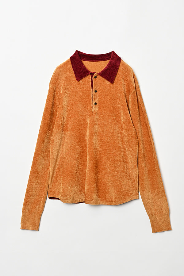 Collared Pile Knit Pullover