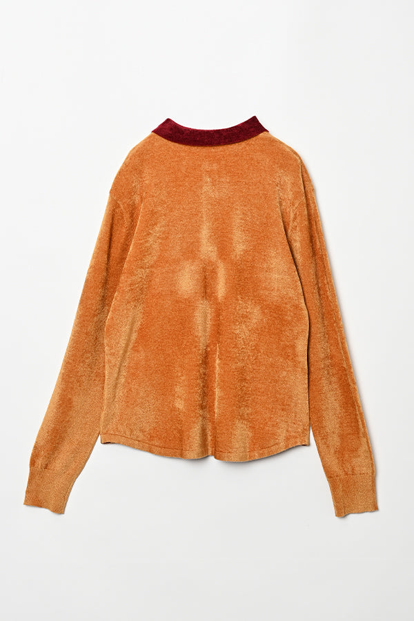Collared Pile Knit Pullover