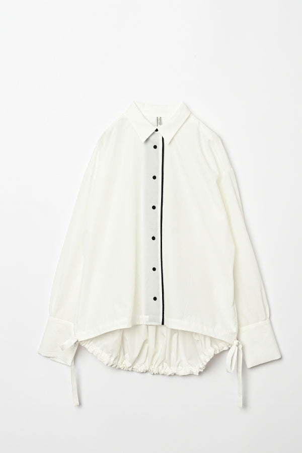 Airy Back Gather Shirt