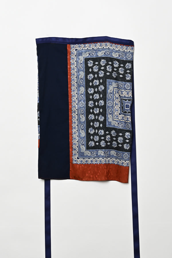 Vintage Scarf Print Skirt