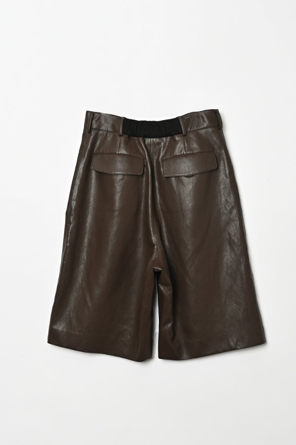Eco Leather Shorts