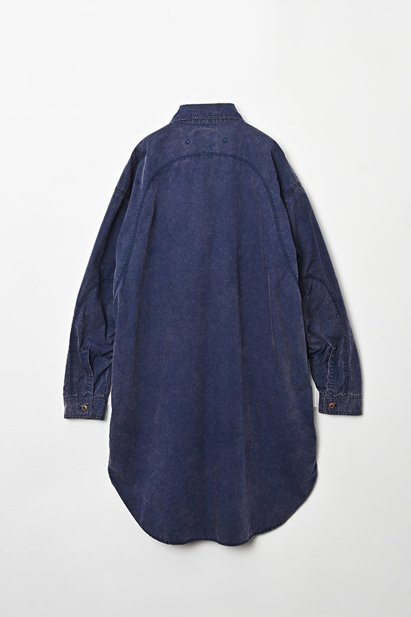 Round Yoke Long Shirt