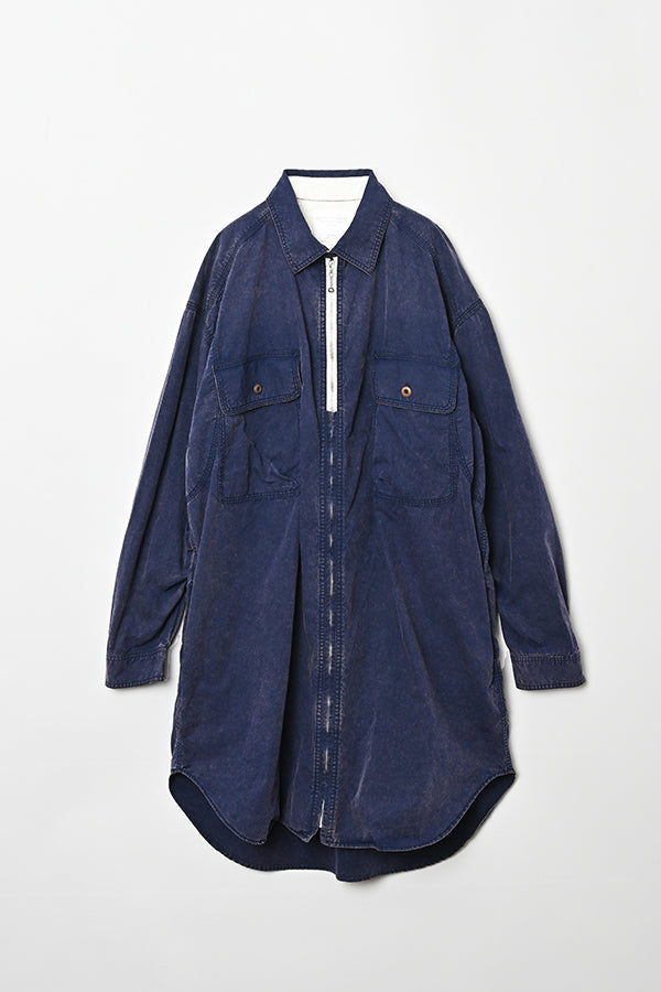 Round Yoke Long Shirt