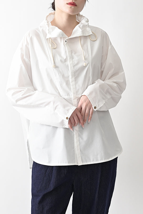 High Neck Paneled Shirt