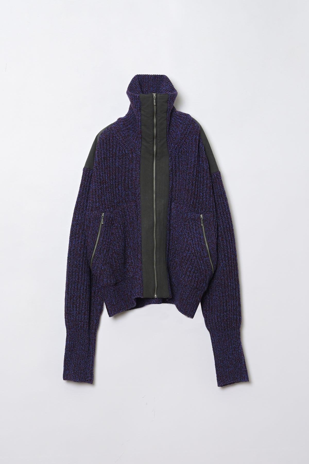 Mixed Yarn Knit Cardigan