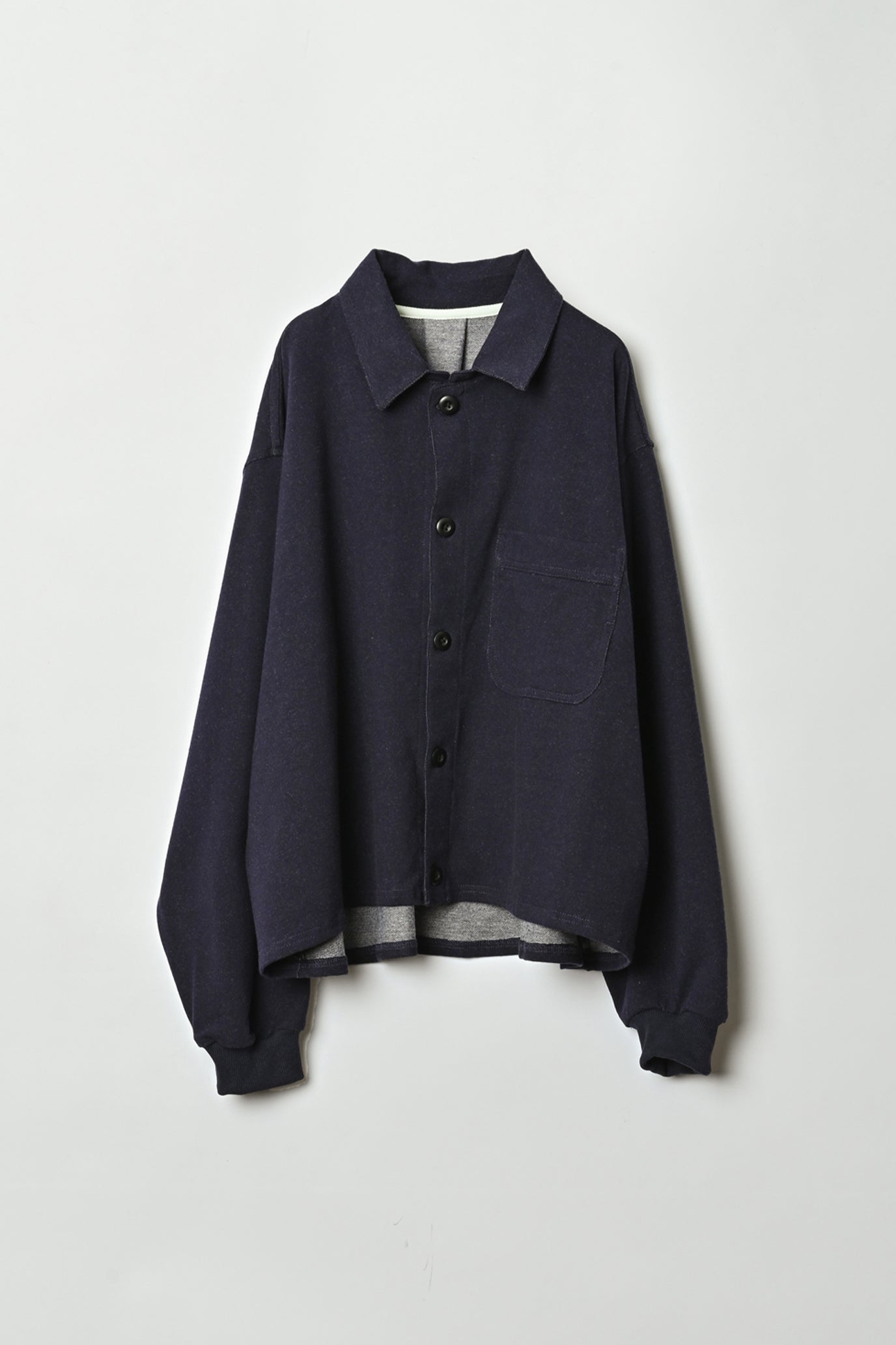 Knit Denim Shirt