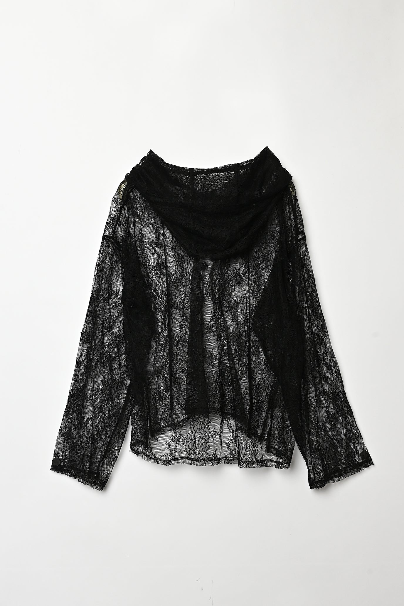 Lace Hood Pullover