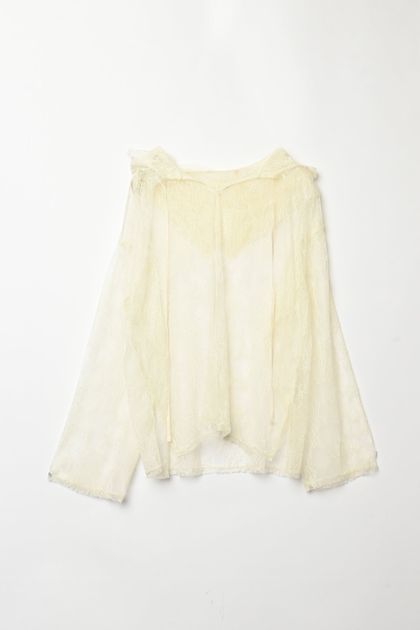 Lace Hood Pullover