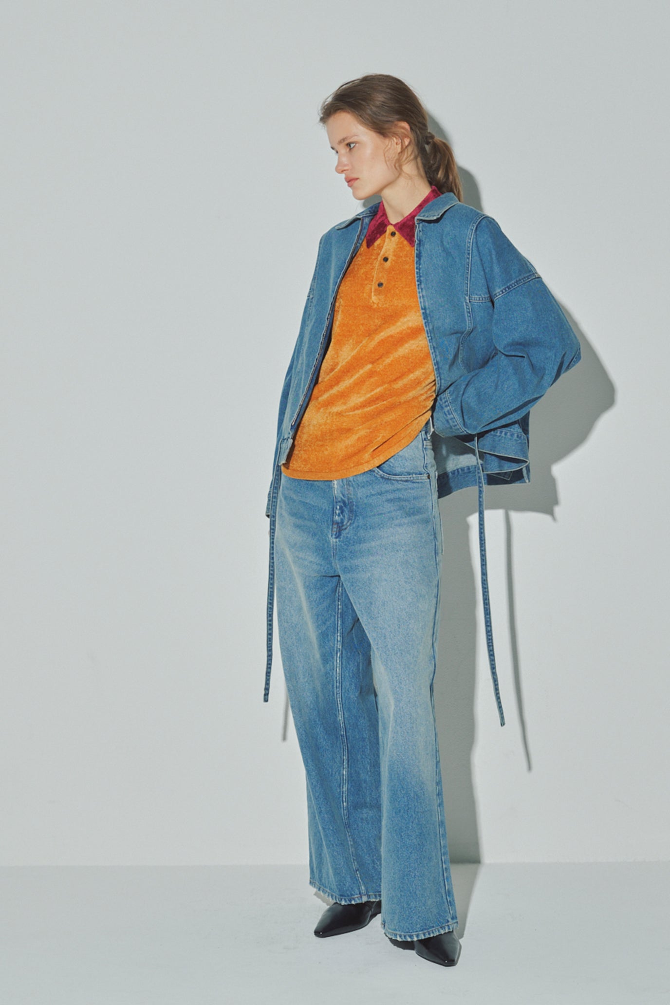 Collared Pile Knit Pullover
