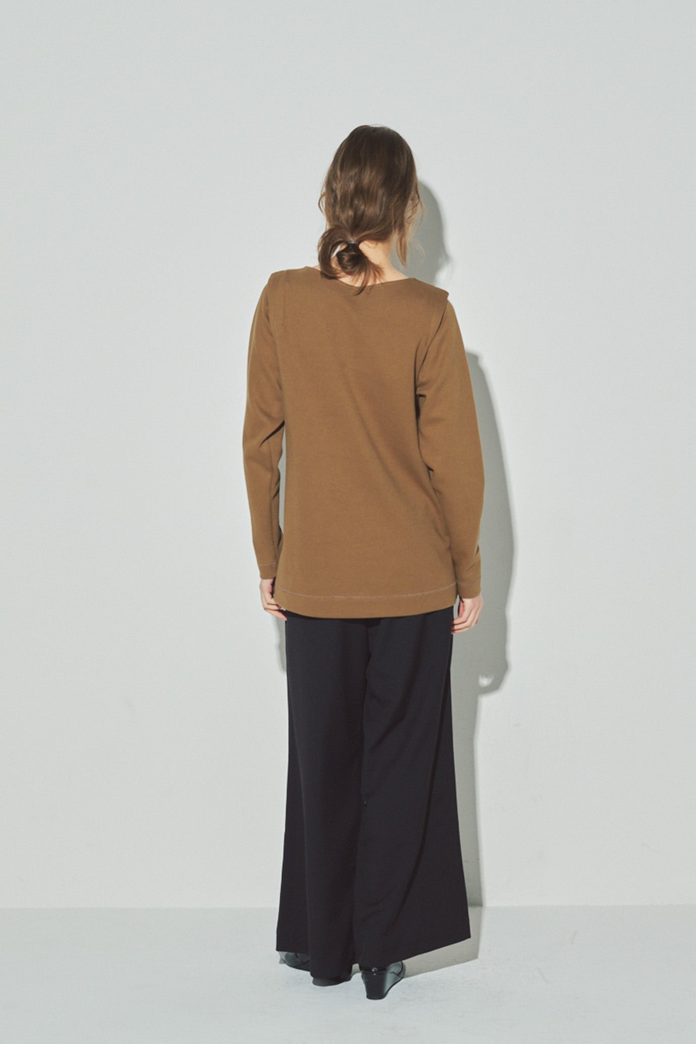 Front Zip Paneled Pullover
