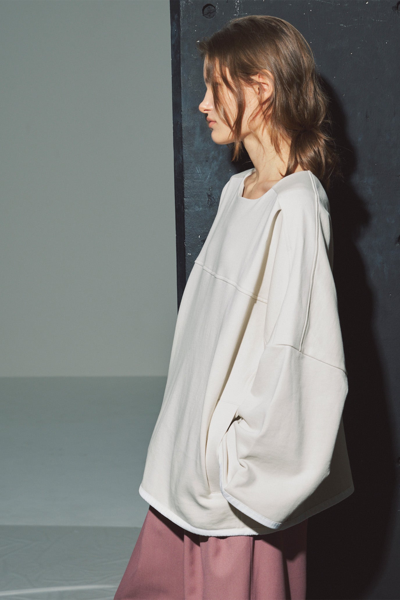 French Terry Panel Pullover