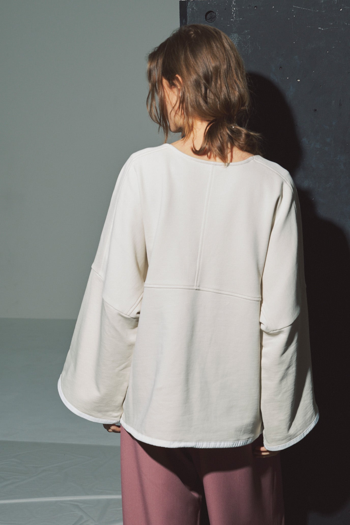 French Terry Panel Pullover