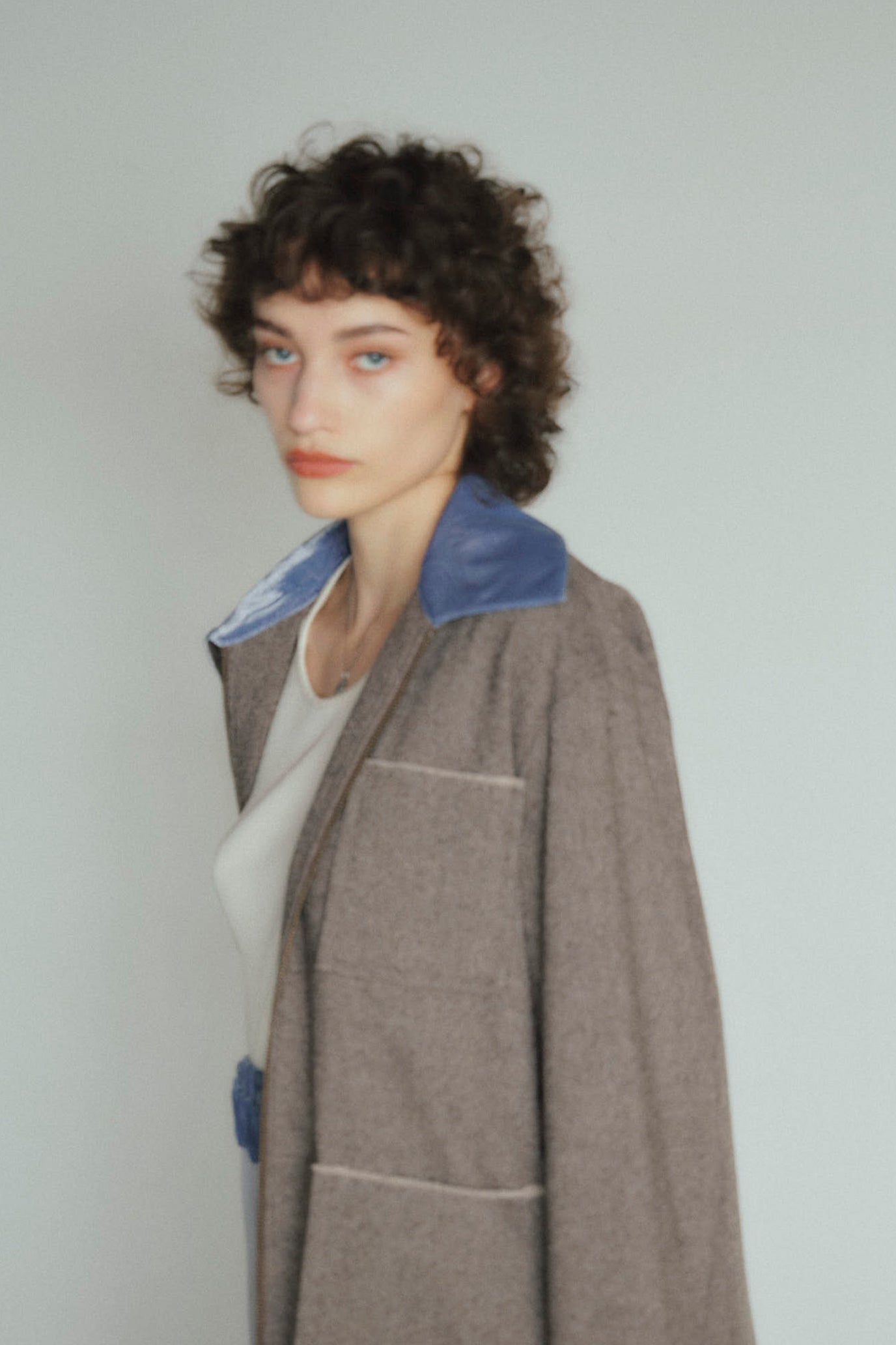 Wool-Cotton Tweed 3-Pocket Jacket