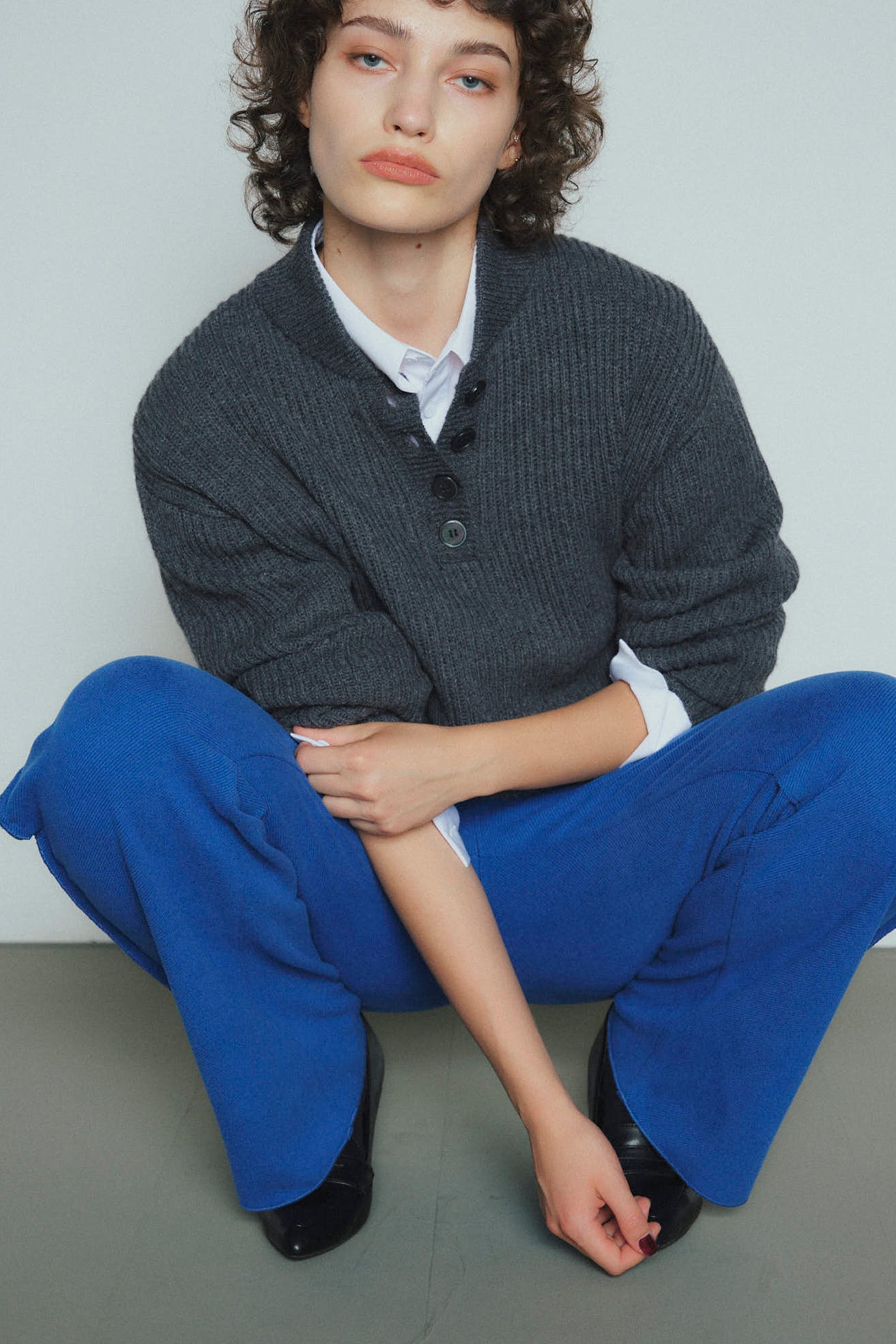 Tweed-Look Stretch Pants