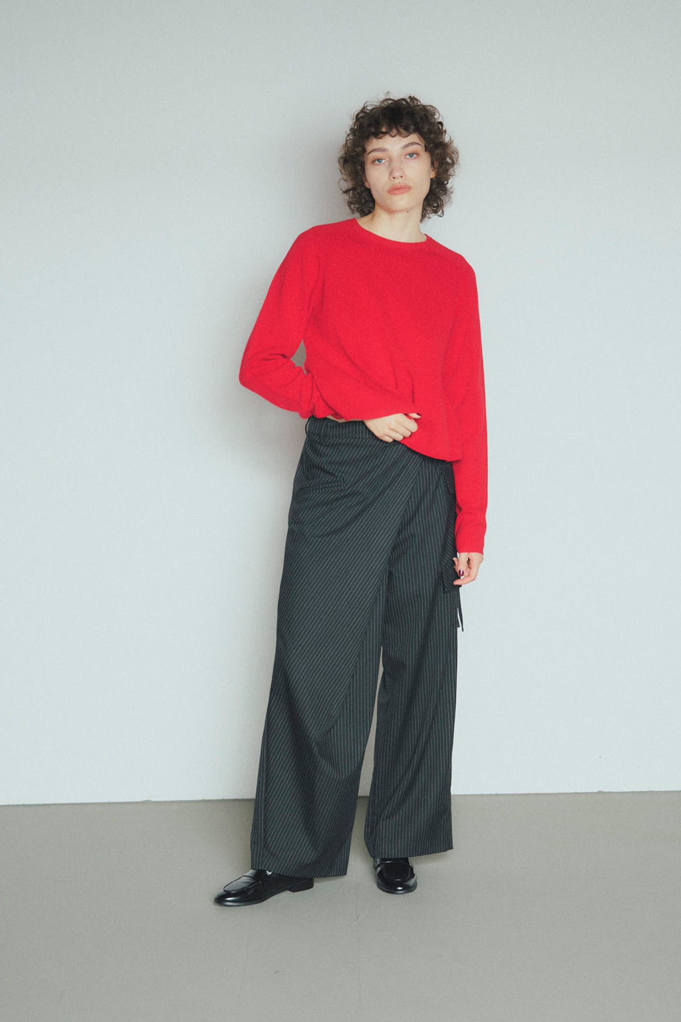 Peplum Knit Pullover