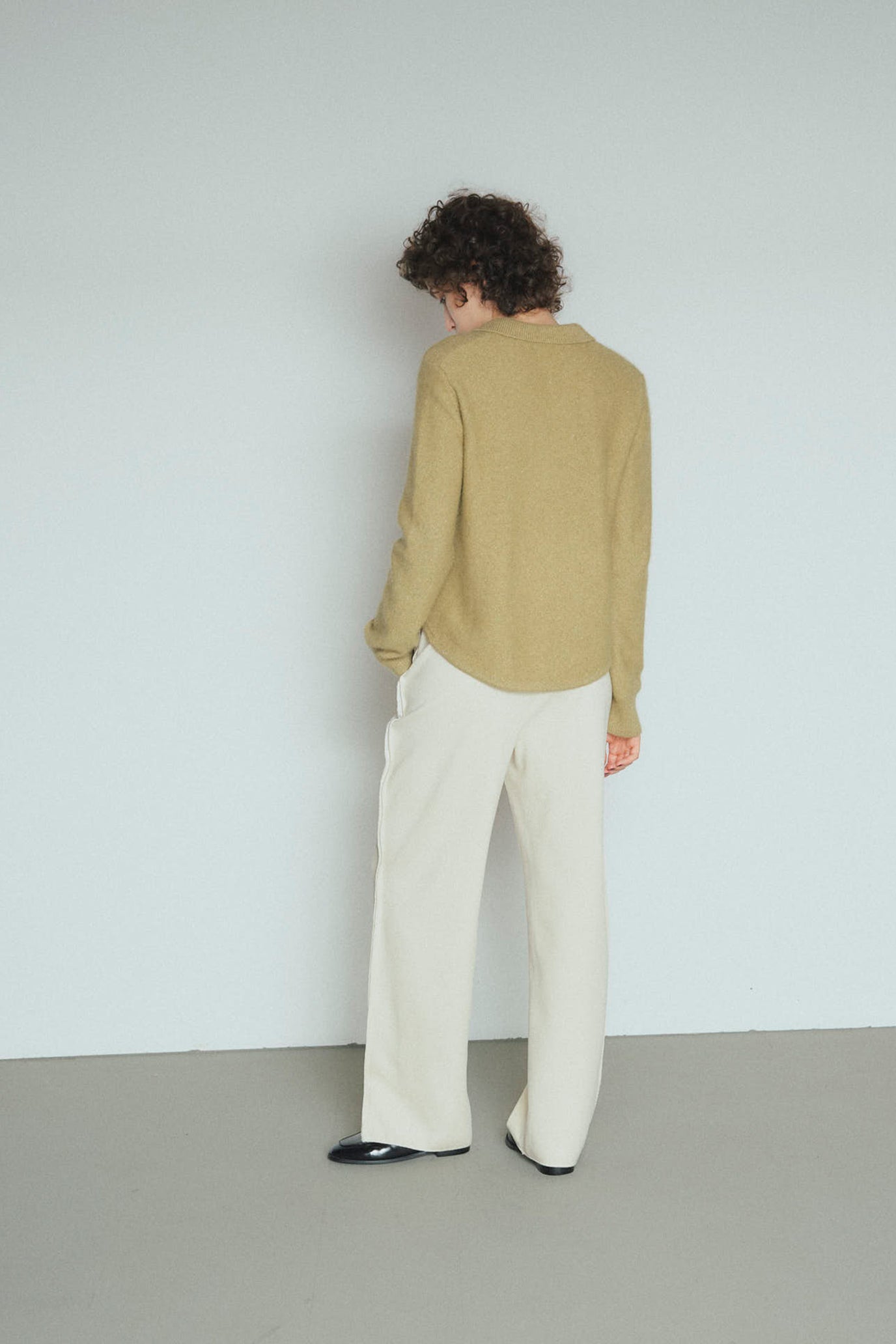 Tweed-Look Stretch Pants