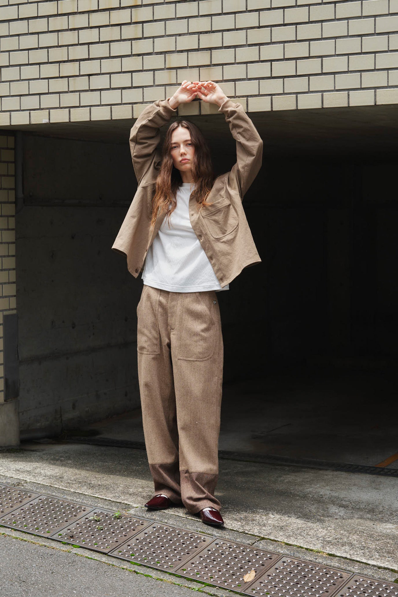 Knit Denim Shirt