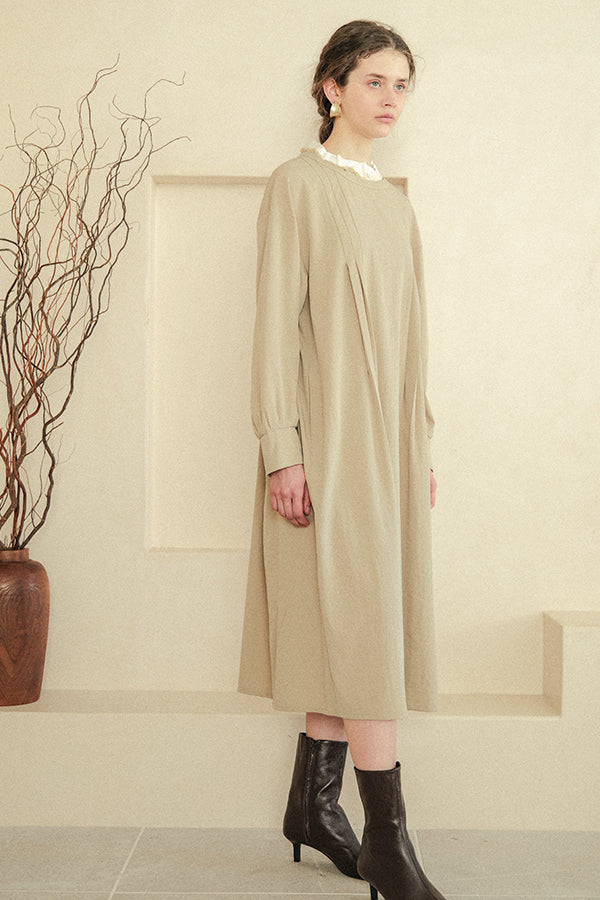 2-Way Detachable Collar Dress