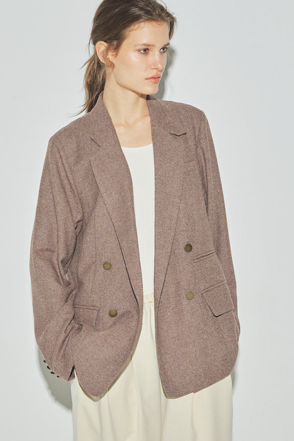 Double-Breasted Tailored Jacket