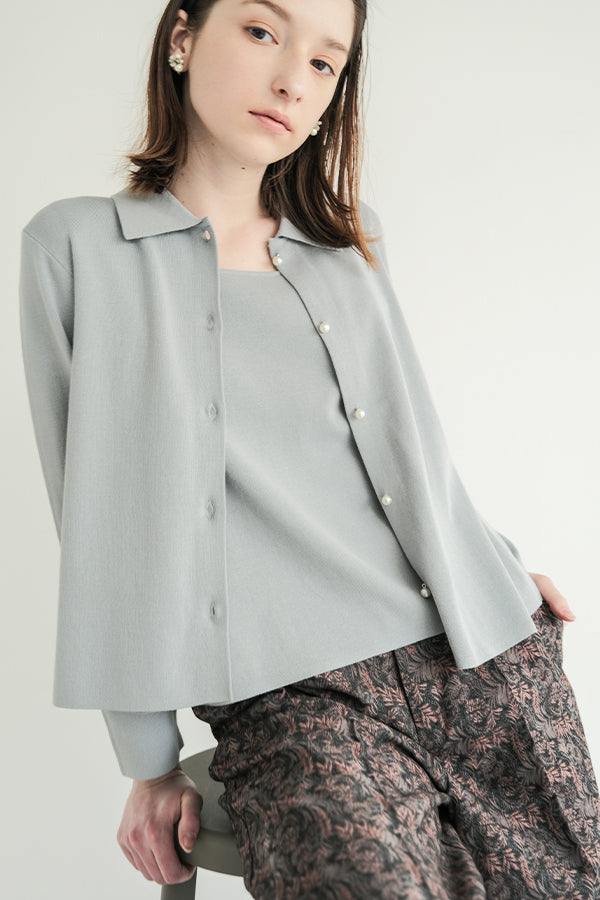 Noble Full Milano Knit Jacket Cardigan