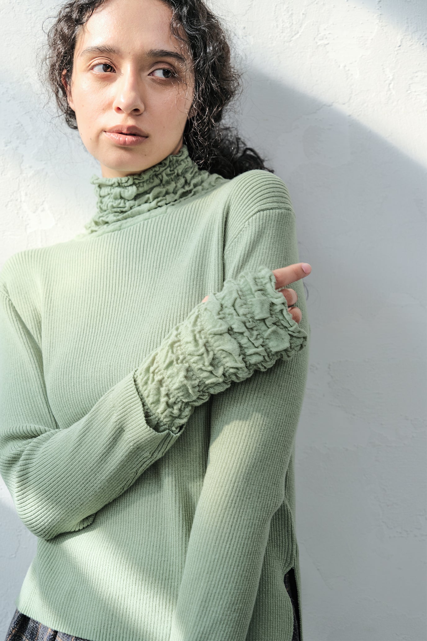 Lace Rib Pullover
