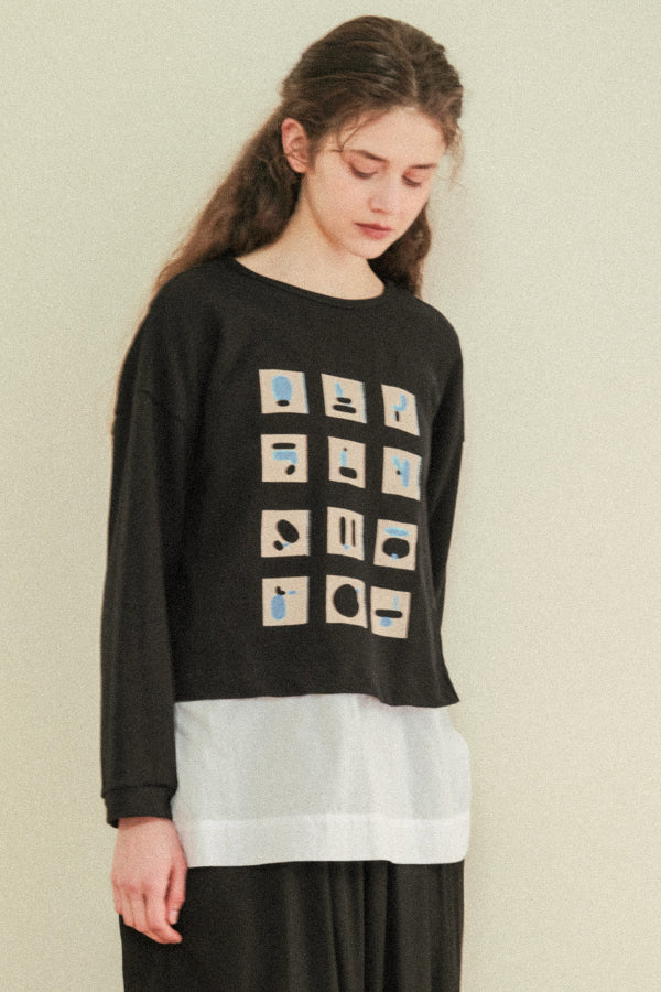 Block Print Pullover