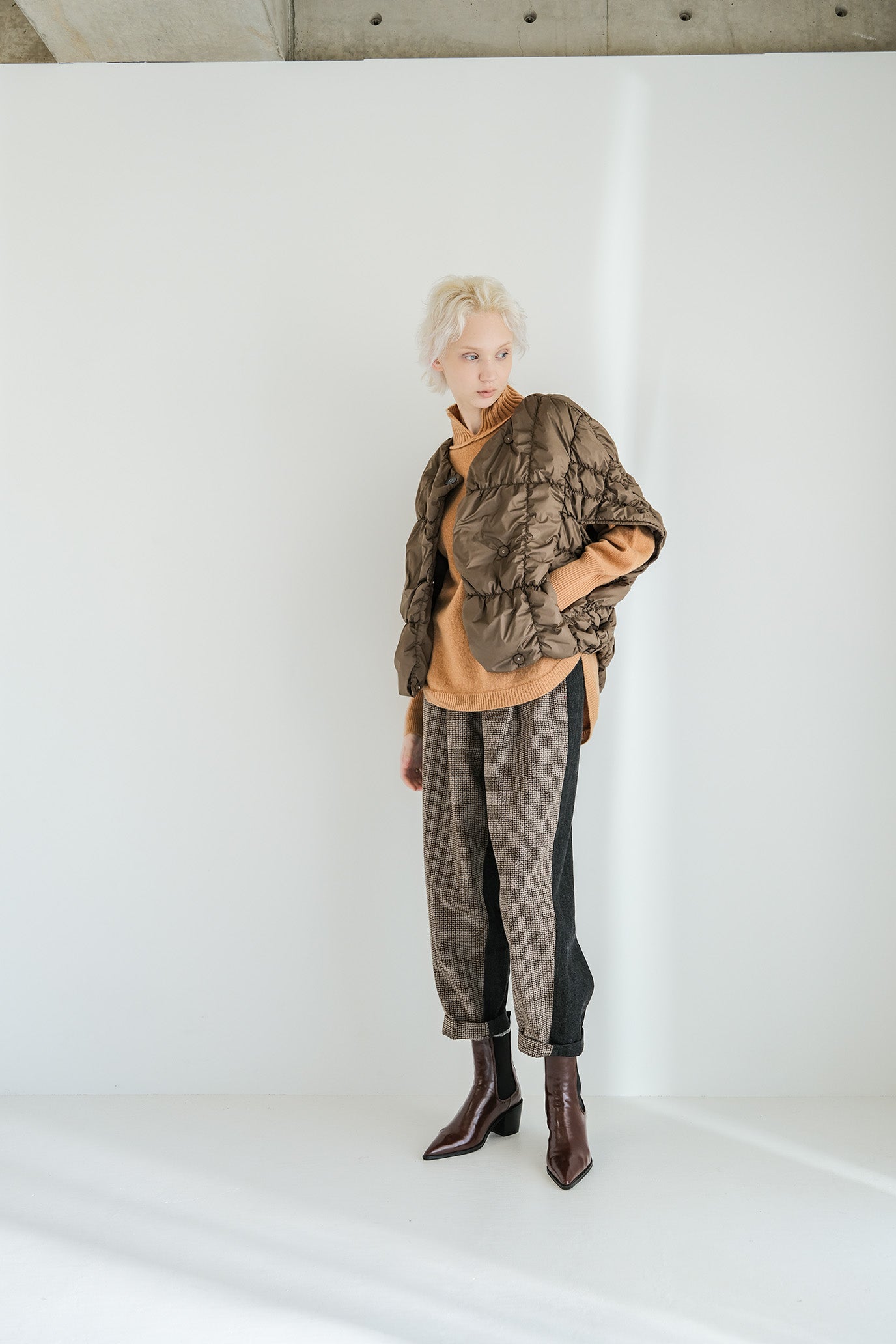 Shirred Padded Vest