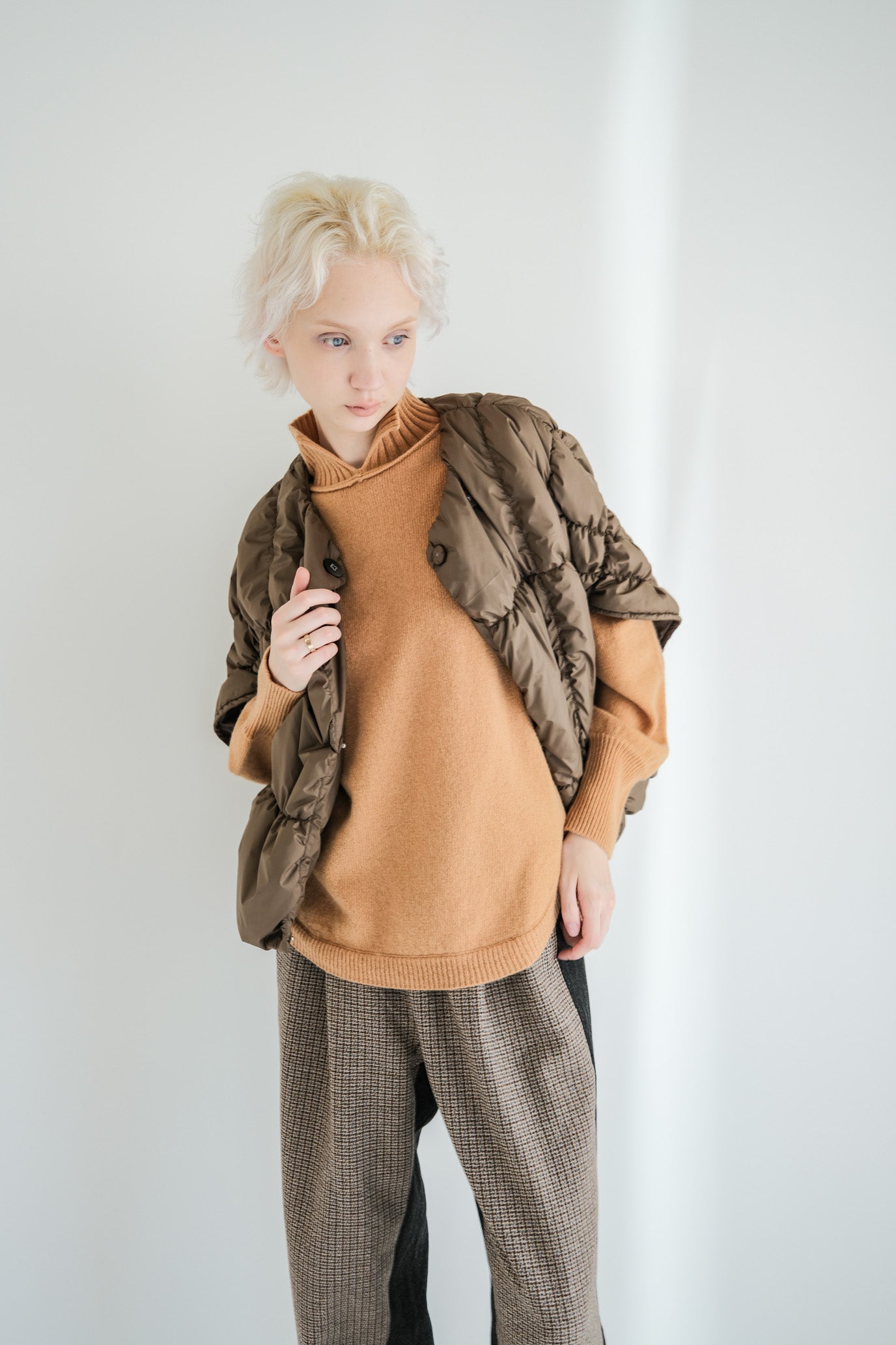 Shirred Padded Vest