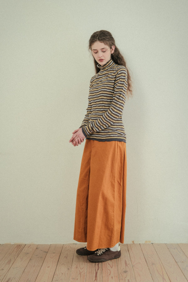Crinkled Stripe Pullover