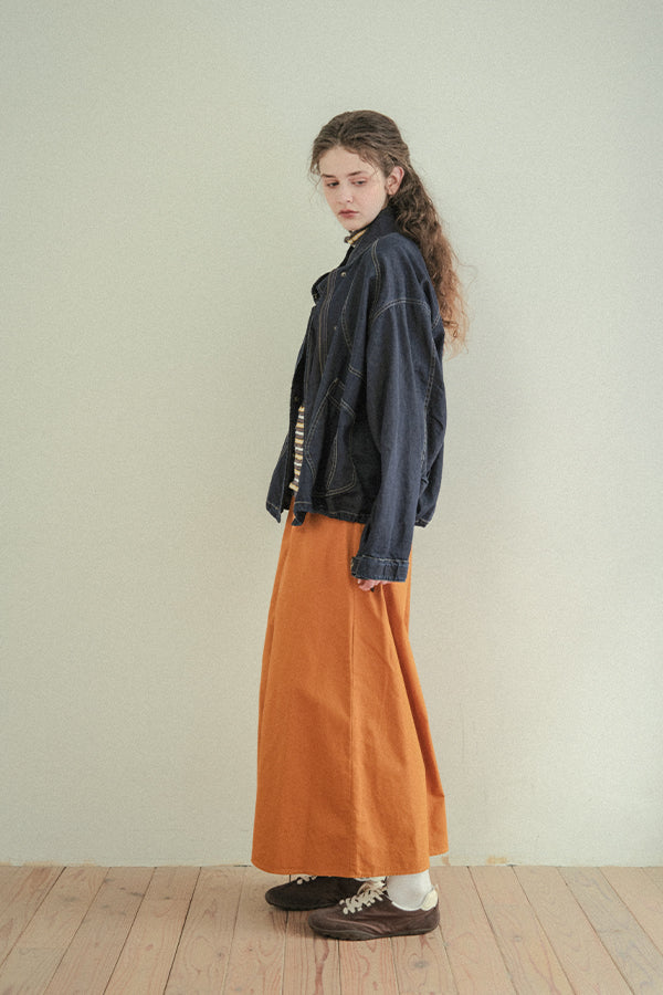 Curve Patch Denim Jacket