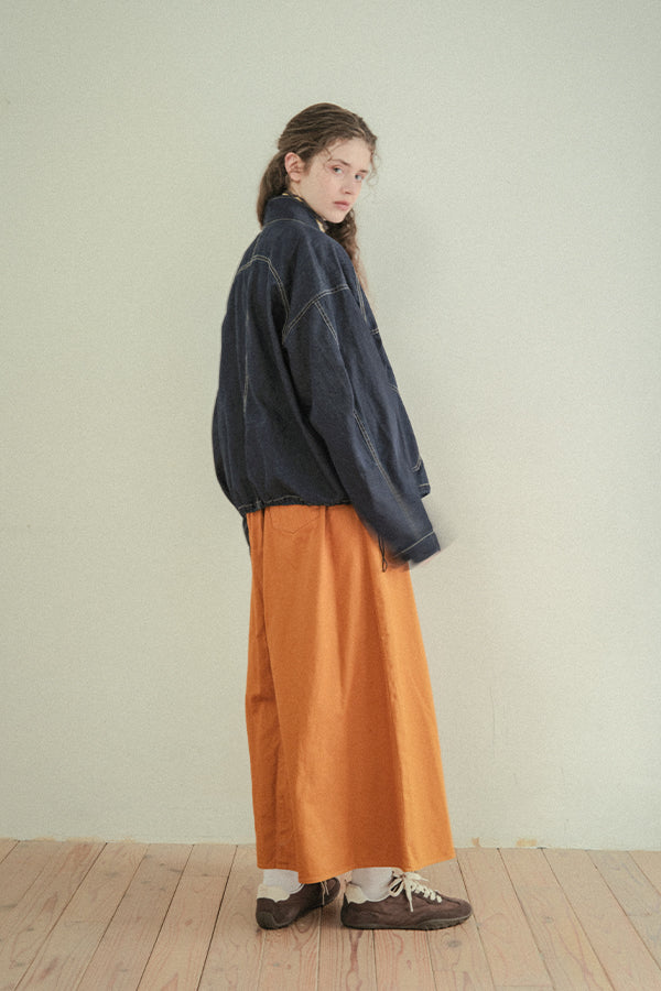 Curve Patch Denim Jacket
