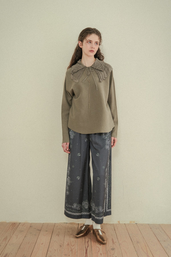 Drawstring Detachable Collar