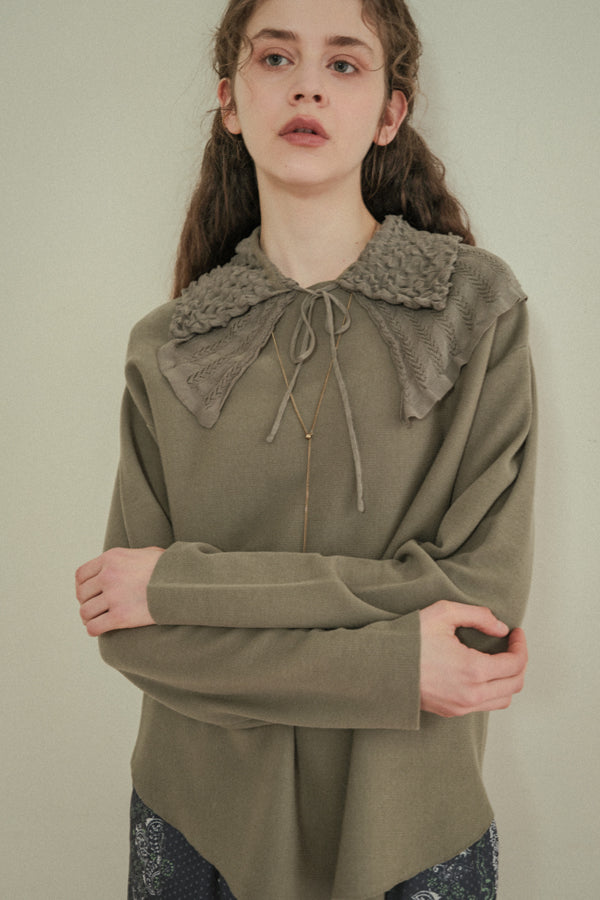 Drawstring Detachable Collar