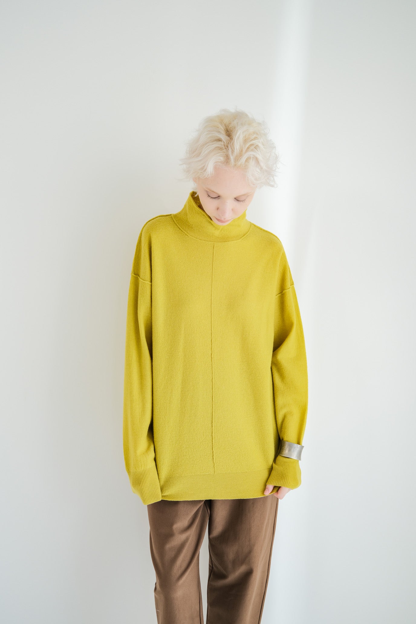 Compressed High Neck Pullover