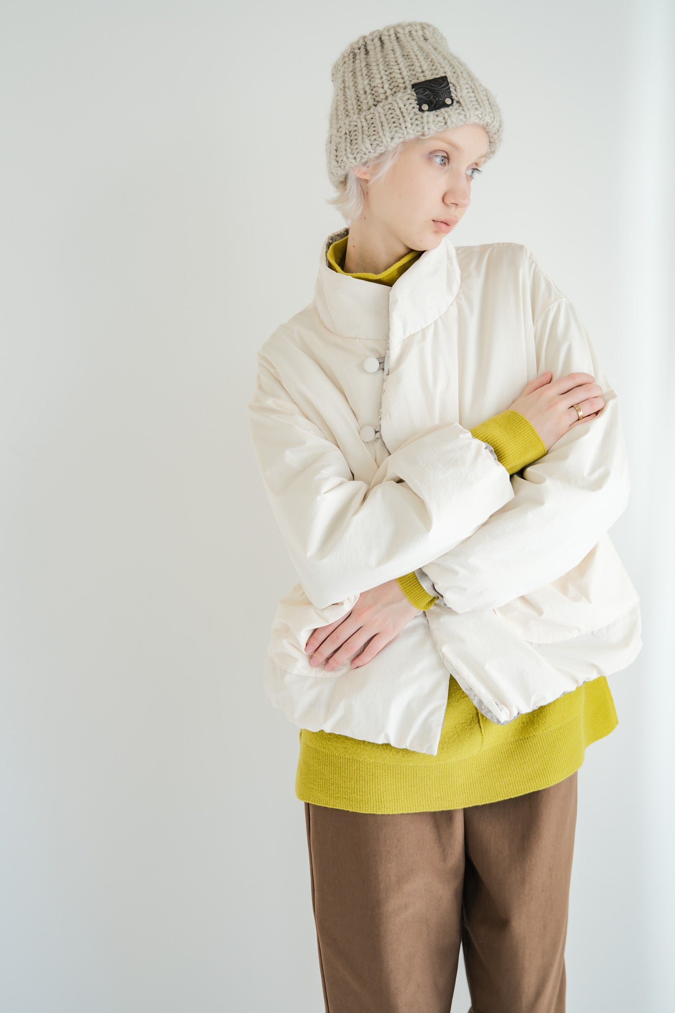 Compressed High Neck Pullover