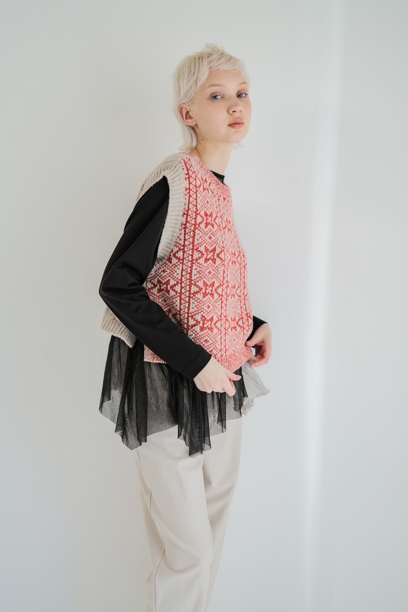 2-Way Aran Nordic Vest