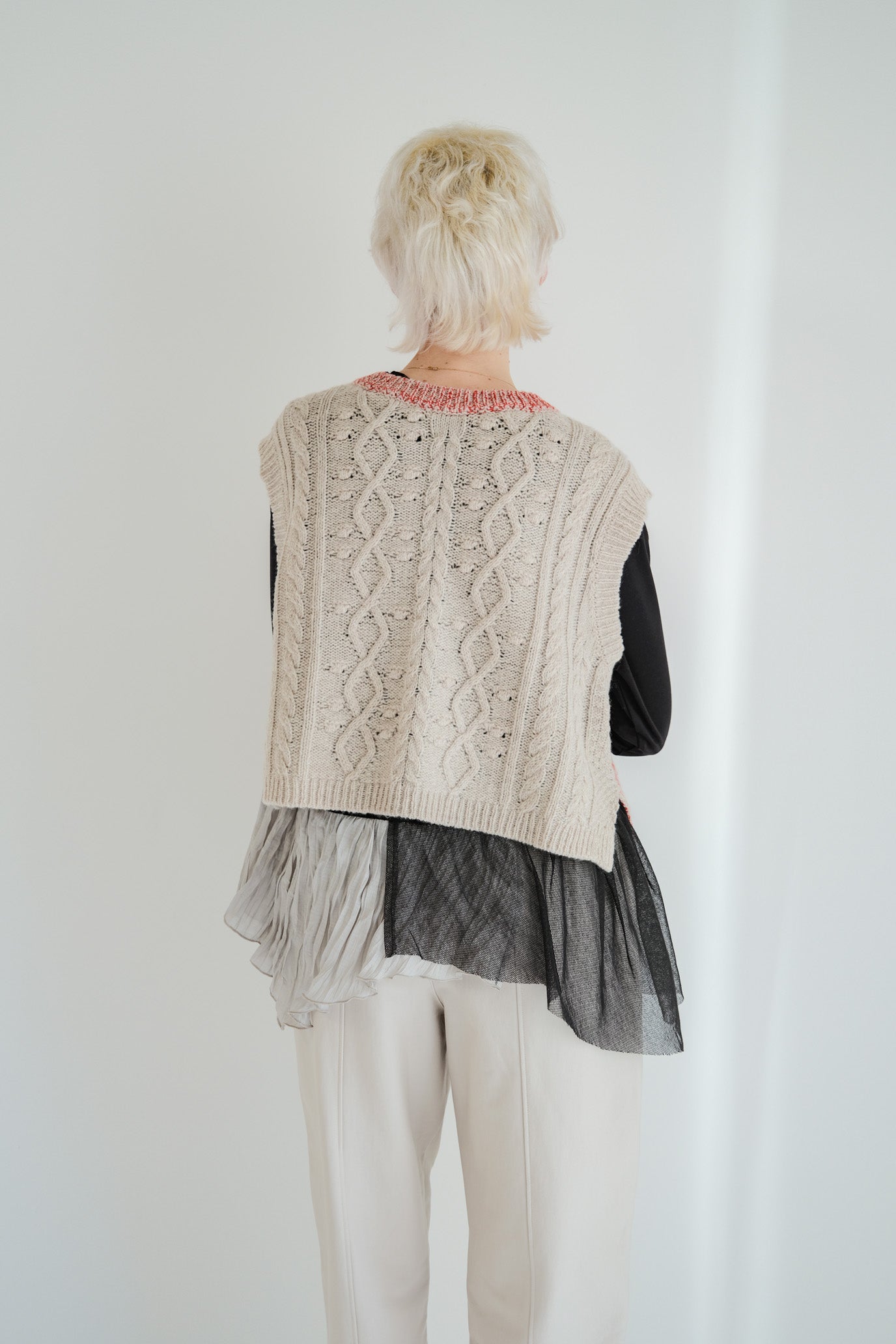 2-Way Aran Nordic Vest