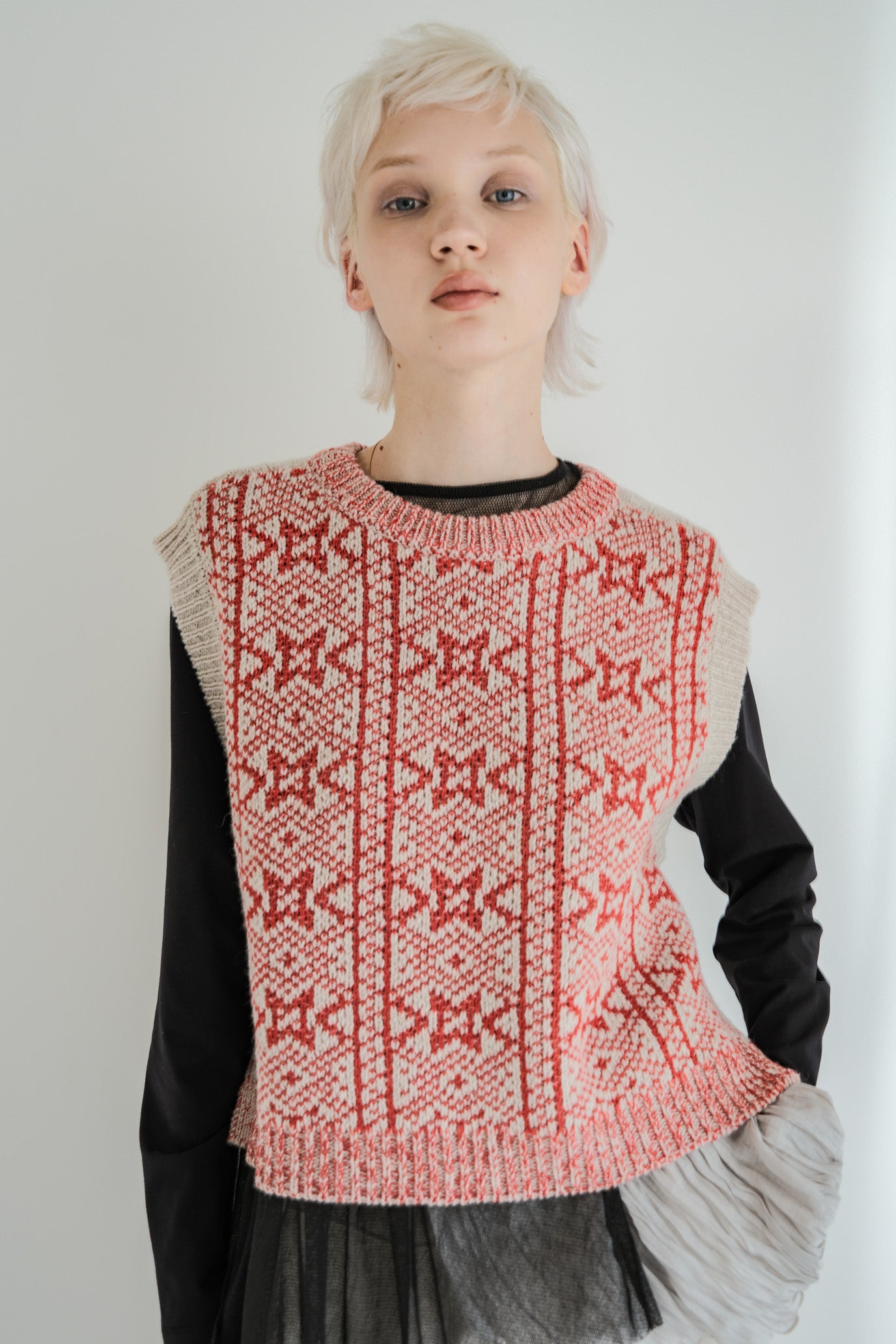 2-Way Aran Nordic Vest