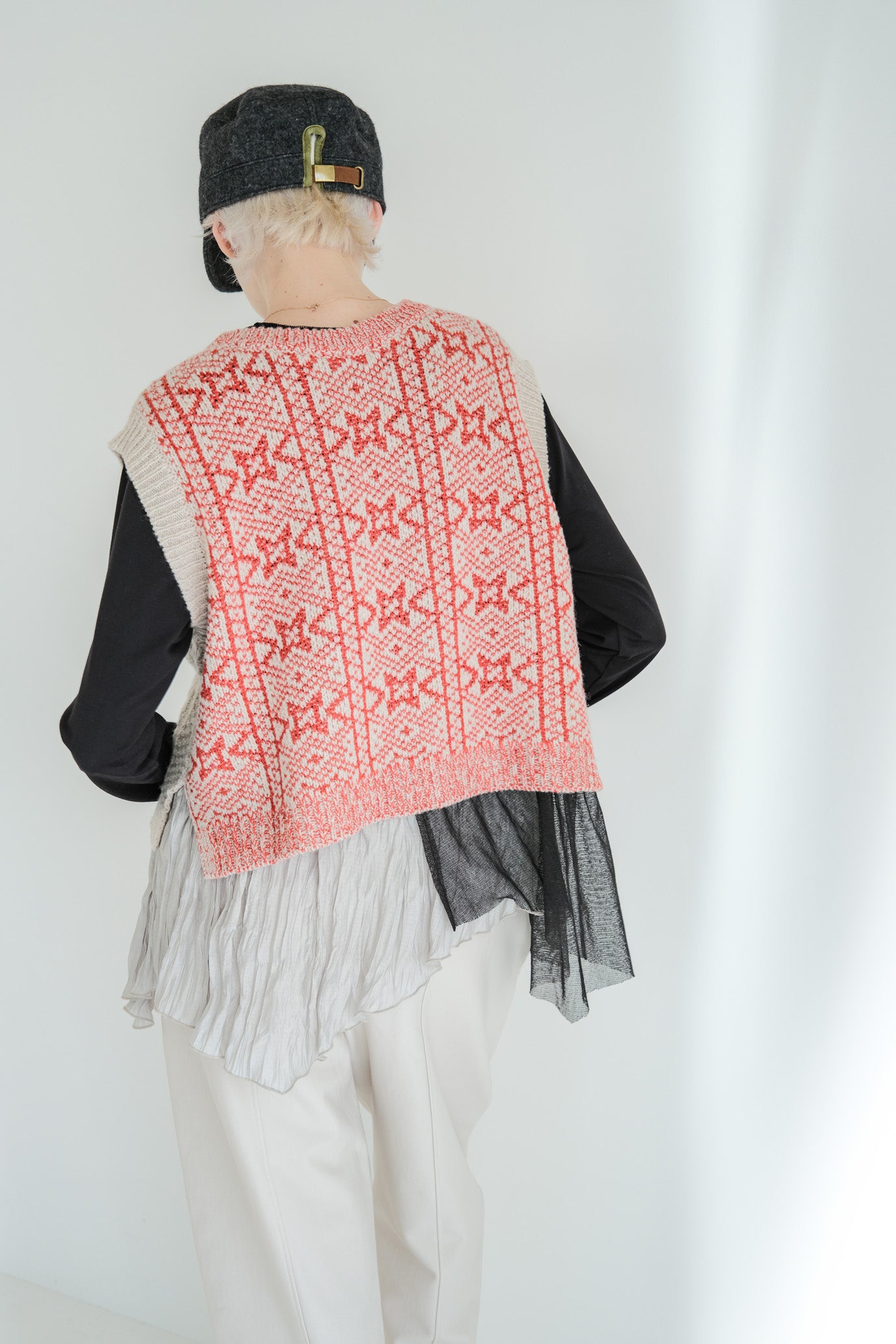 2-Way Aran Nordic Vest