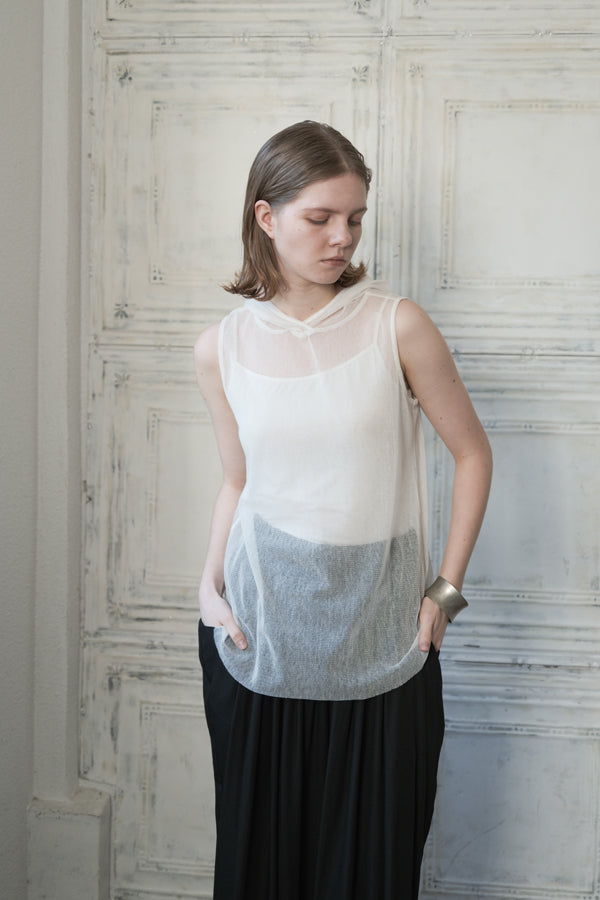 Mesh Hood Pullover