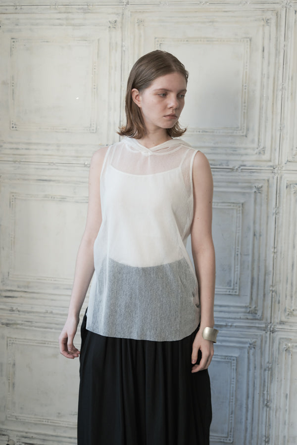 Mesh Hood Pullover