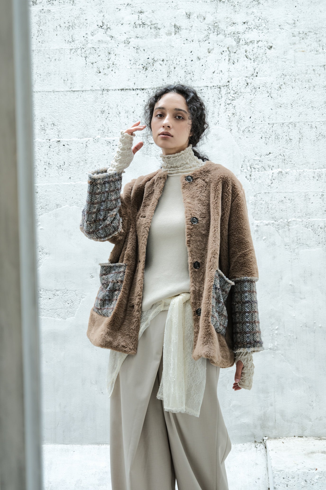 Lace Rib Pullover