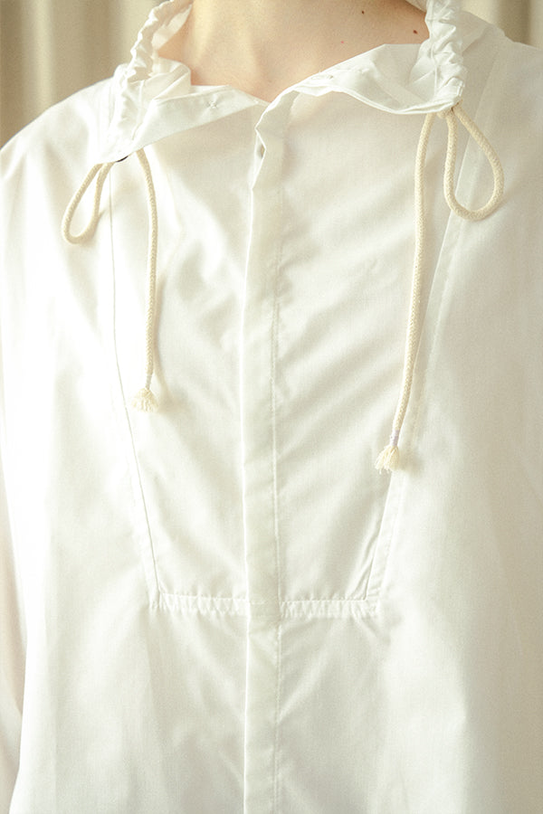High Neck Paneled Shirt