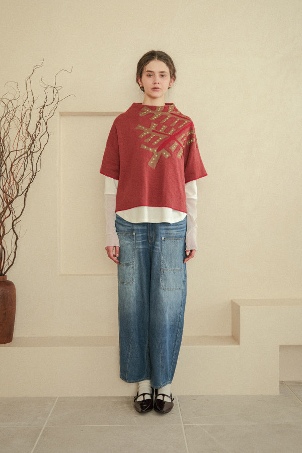 Linear Leaf Vest