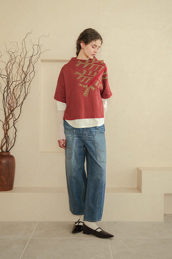 Linear Leaf Vest