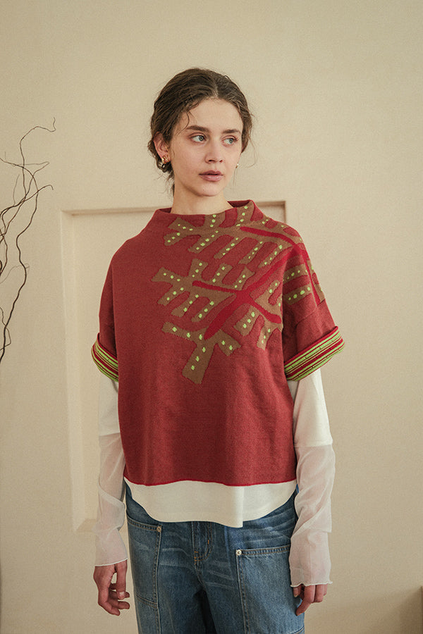 Linear Leaf Vest