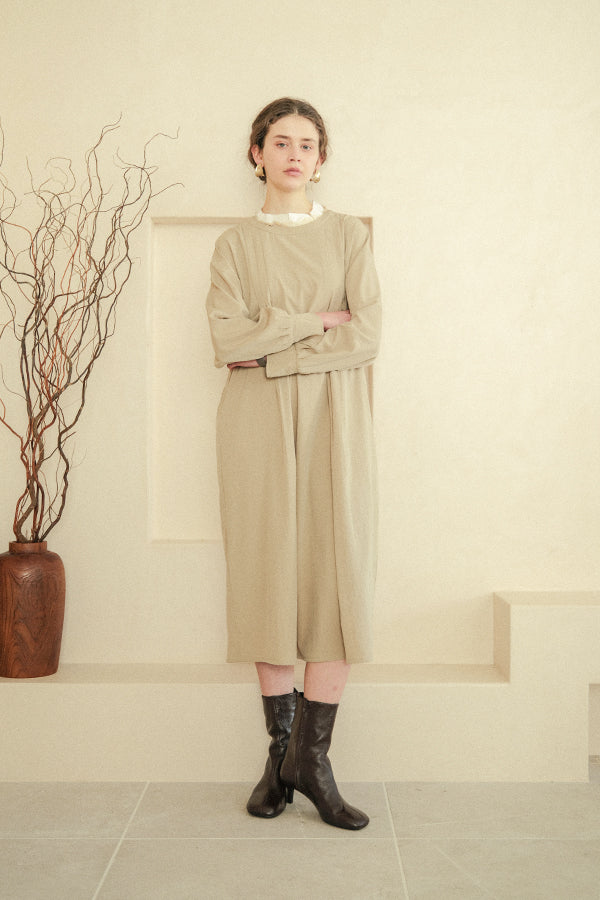2-Way Detachable Collar Dress