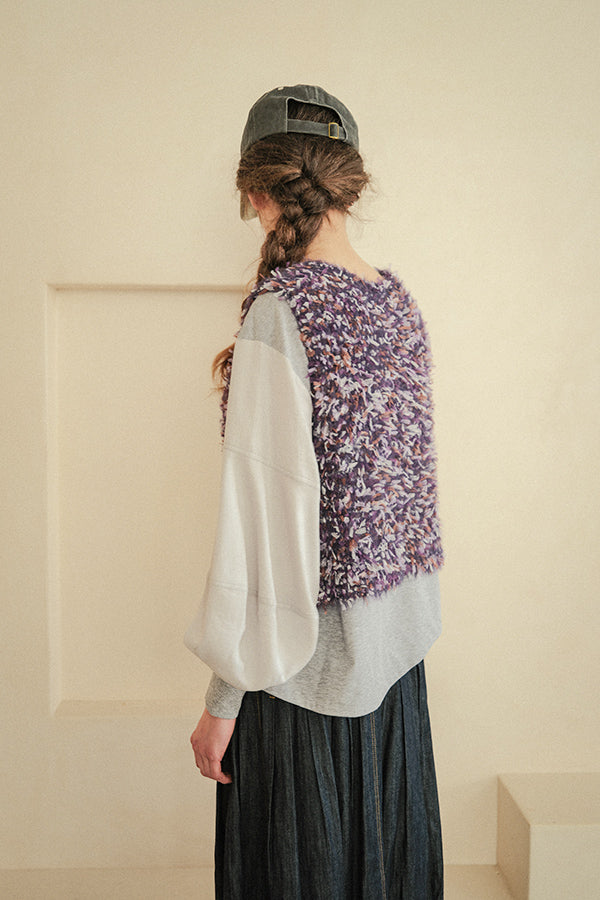 Feather Tulle Vest